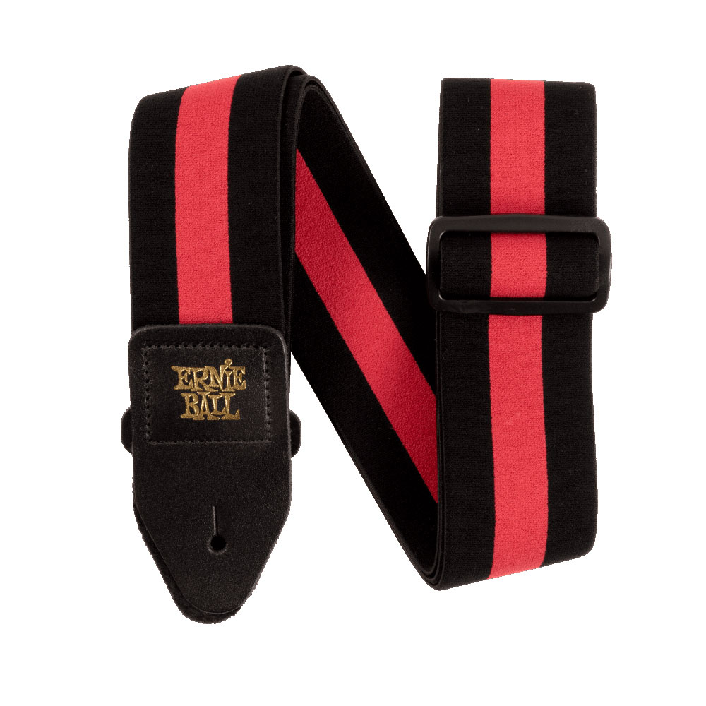 ERNIE BALL 5329 STRETCH COMFORT RACER RED STRAP P05329 ギターストラップ