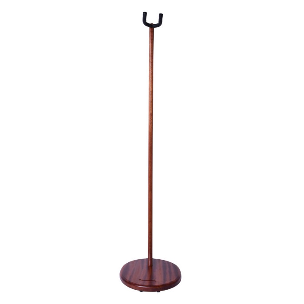 Ruach Music RM-GS2-S Wooden Bass Guitar Stand Mahogany ベーススタンド 正面画像