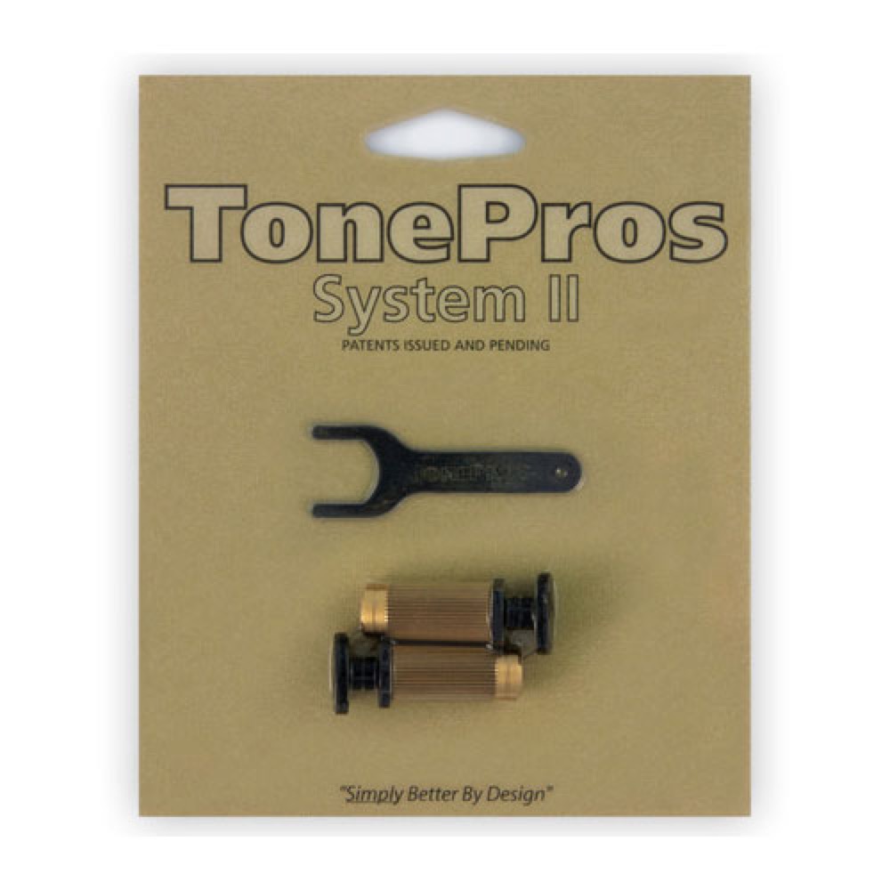 TonePros SPRS2-B Standard Locking Studs for PRS ブリッジスタッド アンカー ブラック