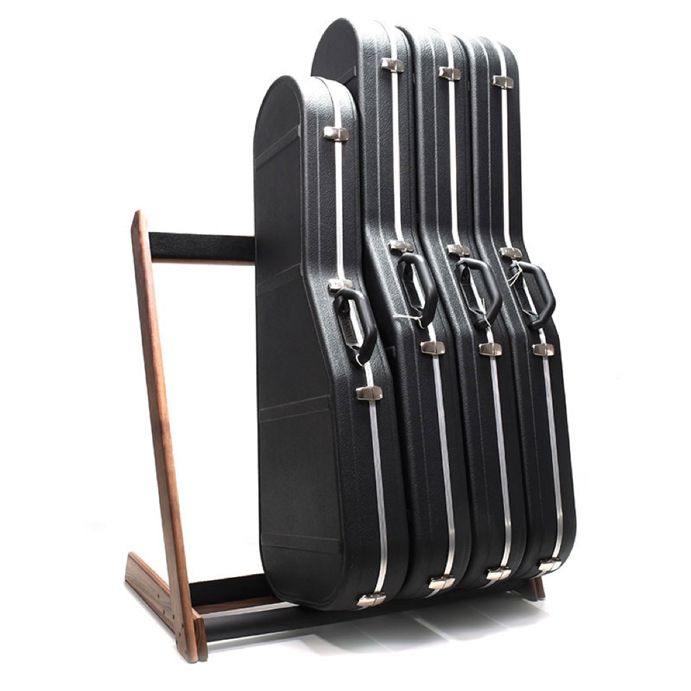 Ruach Music RM-GR2-W Customisable 5-Way Guitar Rack Walnut ギタースタンド 使用例