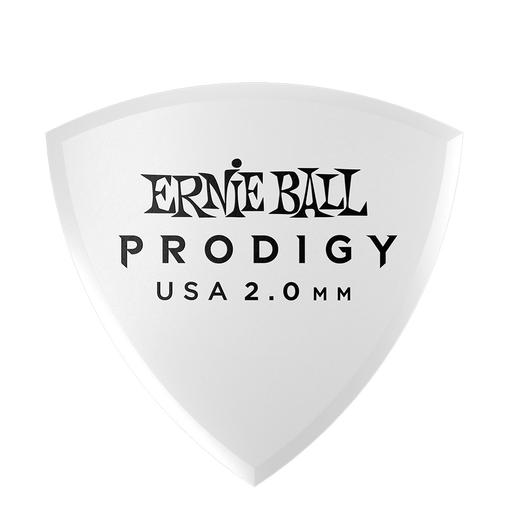 ERNIE BALL 9337 2.0mm White Shield Prodigy Picks 6-pack ギターピック