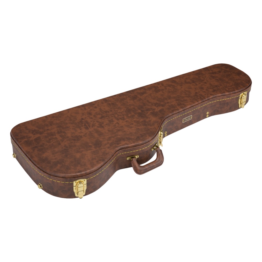 Fender Stratocaster/Telecaster Poodle Case Brown エレキギター用ハードケース 平置き画像