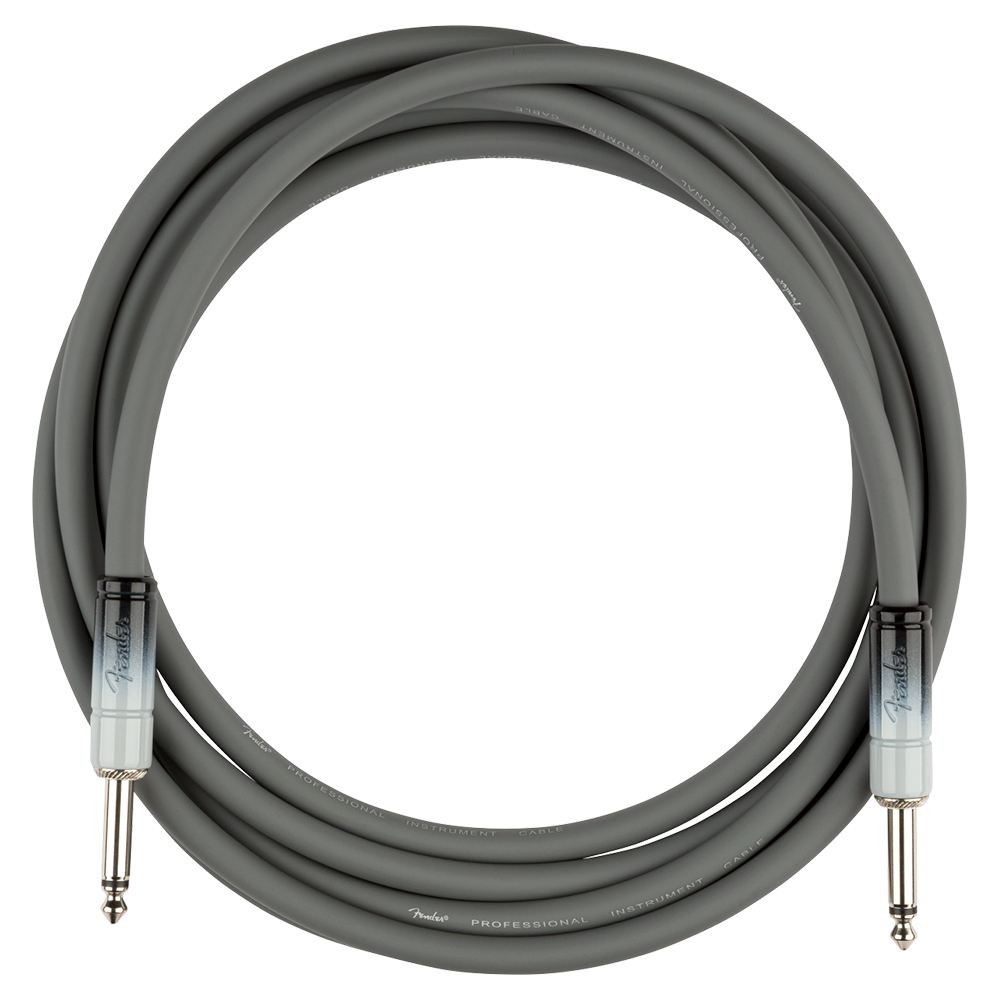 Fender 10’（約3m） Ombre Instrument Cable Silver Smoke ギターケーブル