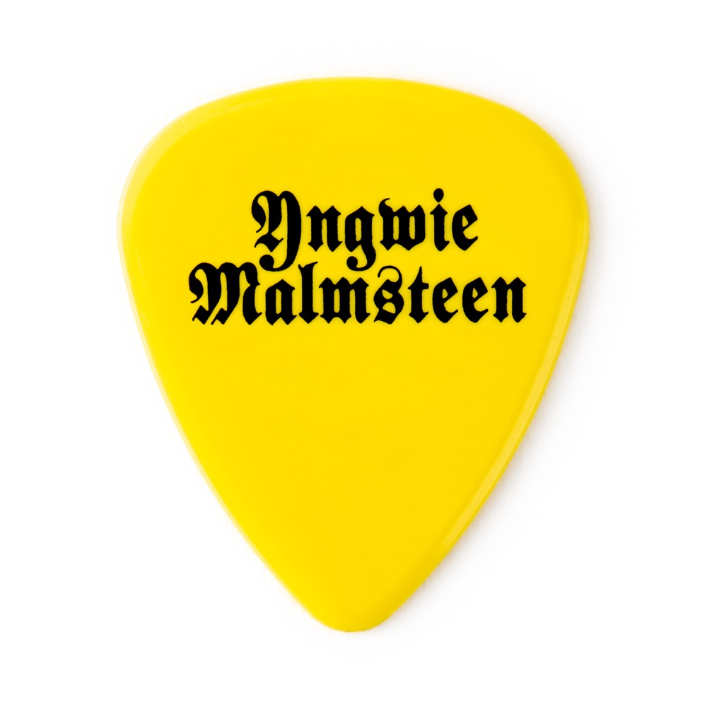 JIM DUNLOP YJMP03YL Yngwie Malmsteen 1.14mm プレイヤーズパック ギターピック 6枚入り 表面