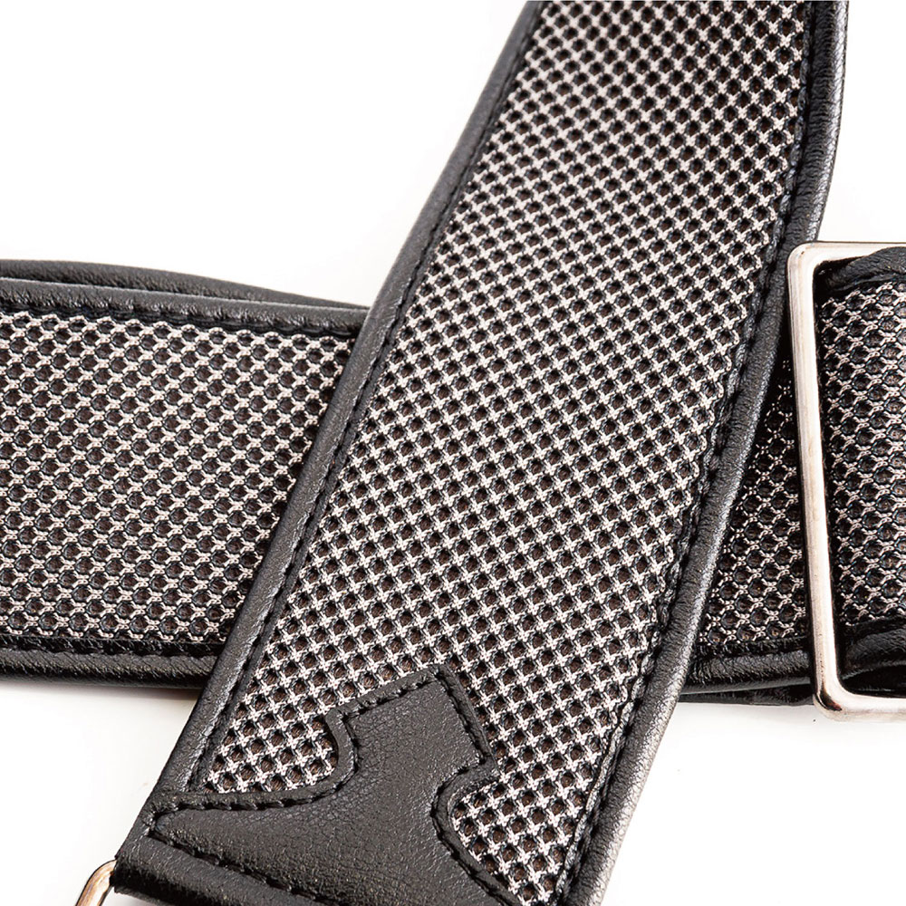 Righton! STRAPS T-BREATHE Black ギター ベース用ストラップ 長さ調節部画像