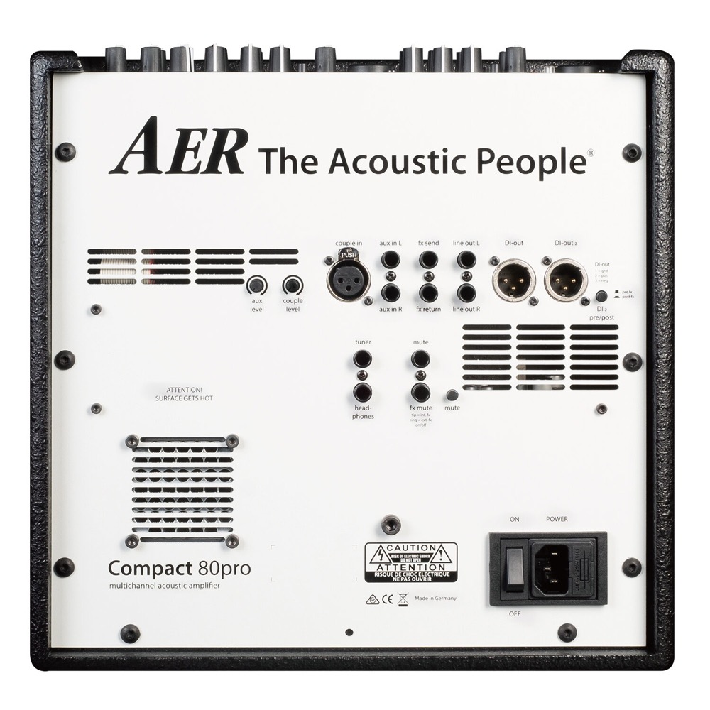 AER Compact 80 PRO アコースティックアンプ 60W 背面の画像