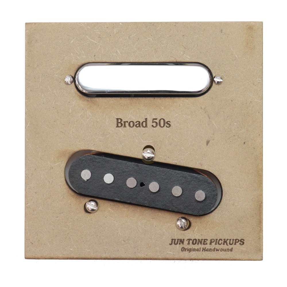 JUNTONE PICKUPS Broad’50s Nickel Cover エレキギター用ピックアップセット