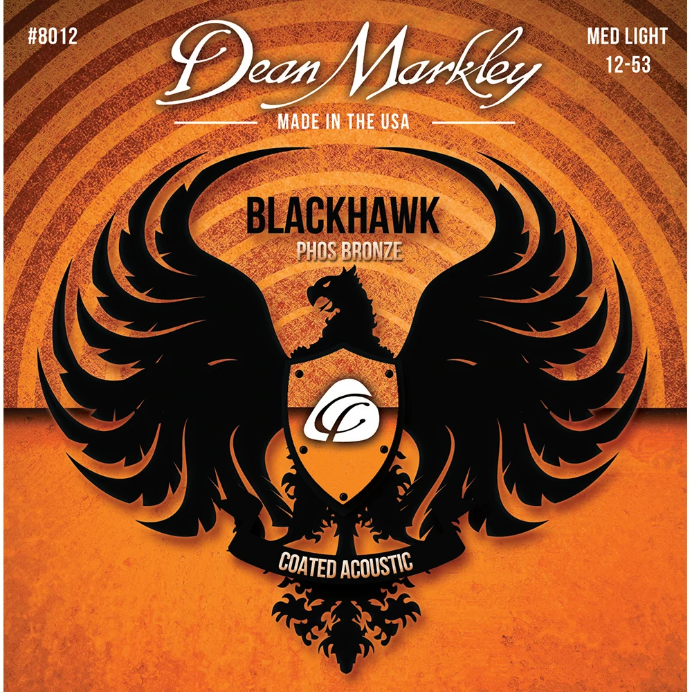 Dean Markley DM8012 BLACKHAWK COATED Phos bronze M-LIGHT 12-53 アコースティック弦