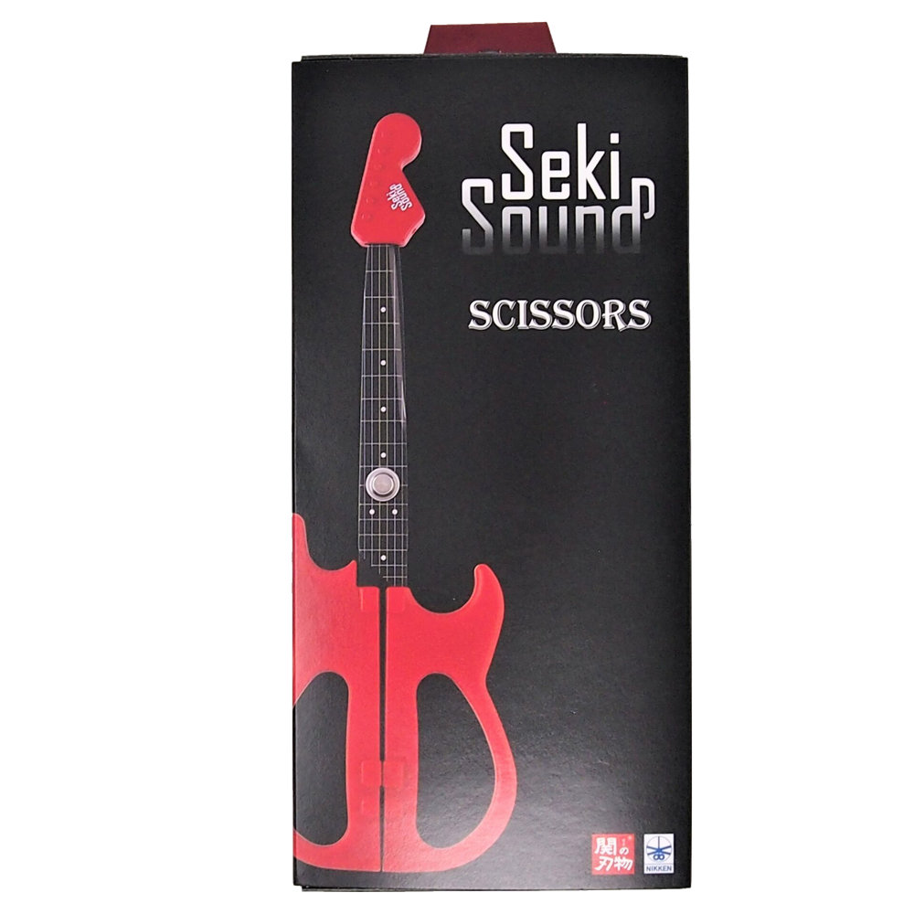 NIKKEN SS-20R Seki Sound ギター型ハサミ レッド パッケージ