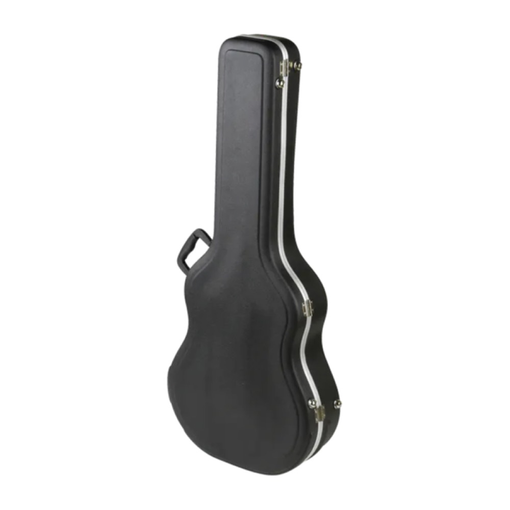SKB SKB-3 Thin-line Acoustic Classical Economy Guitar Case アコースティックギターケース 斜めアングル画像