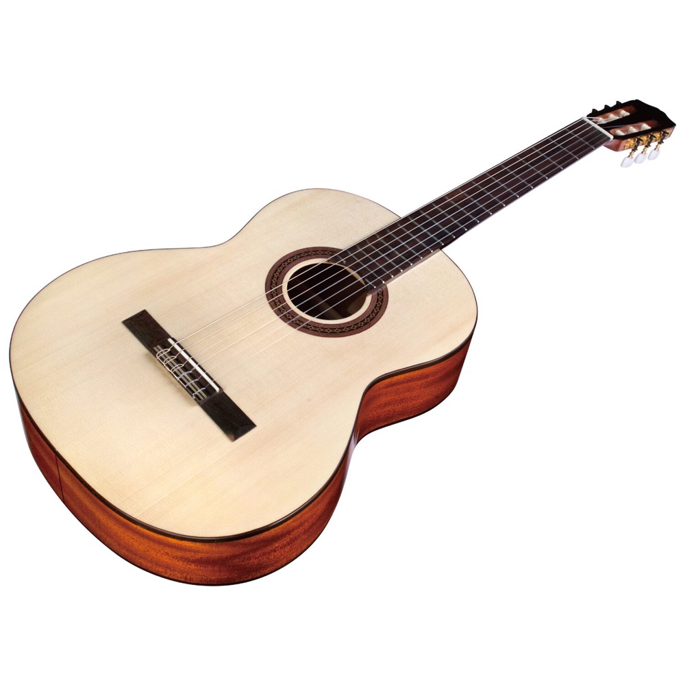 Cordoba C5 SP クラシックギター 平置き斜めアングル画像