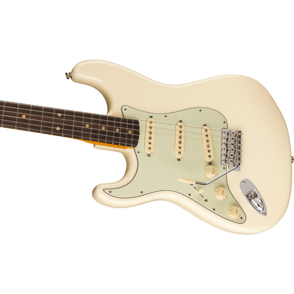 Fender American Vintage II 1961 Stratocaster Left Hand RW OWT レフティ エレキギター 斜めアングル画像