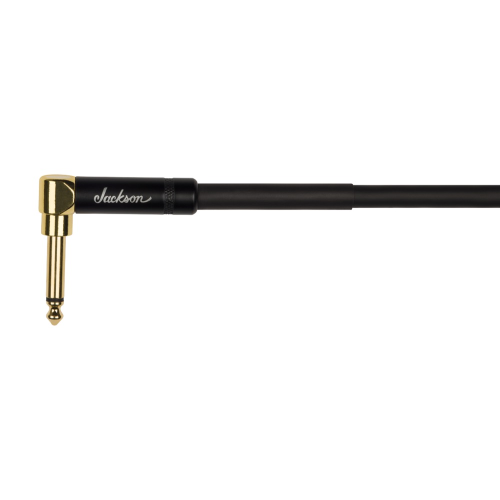 Jackson High Performance Cable Black SL 10.93ft ギターケーブル L型プラグ画像