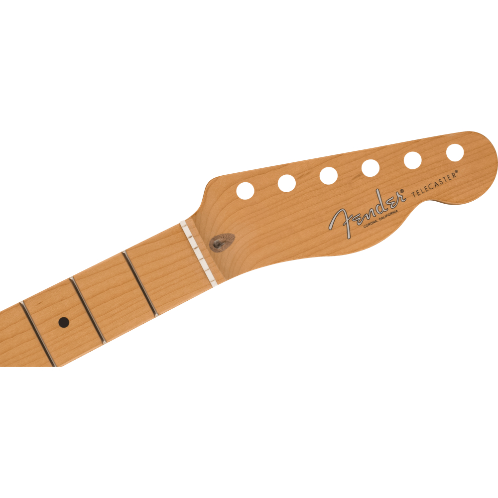 Fender American Pro II Tele Neck 22 Narrow Tall Frets 9.5' Roasted Maple ギターネック ヘッド画像