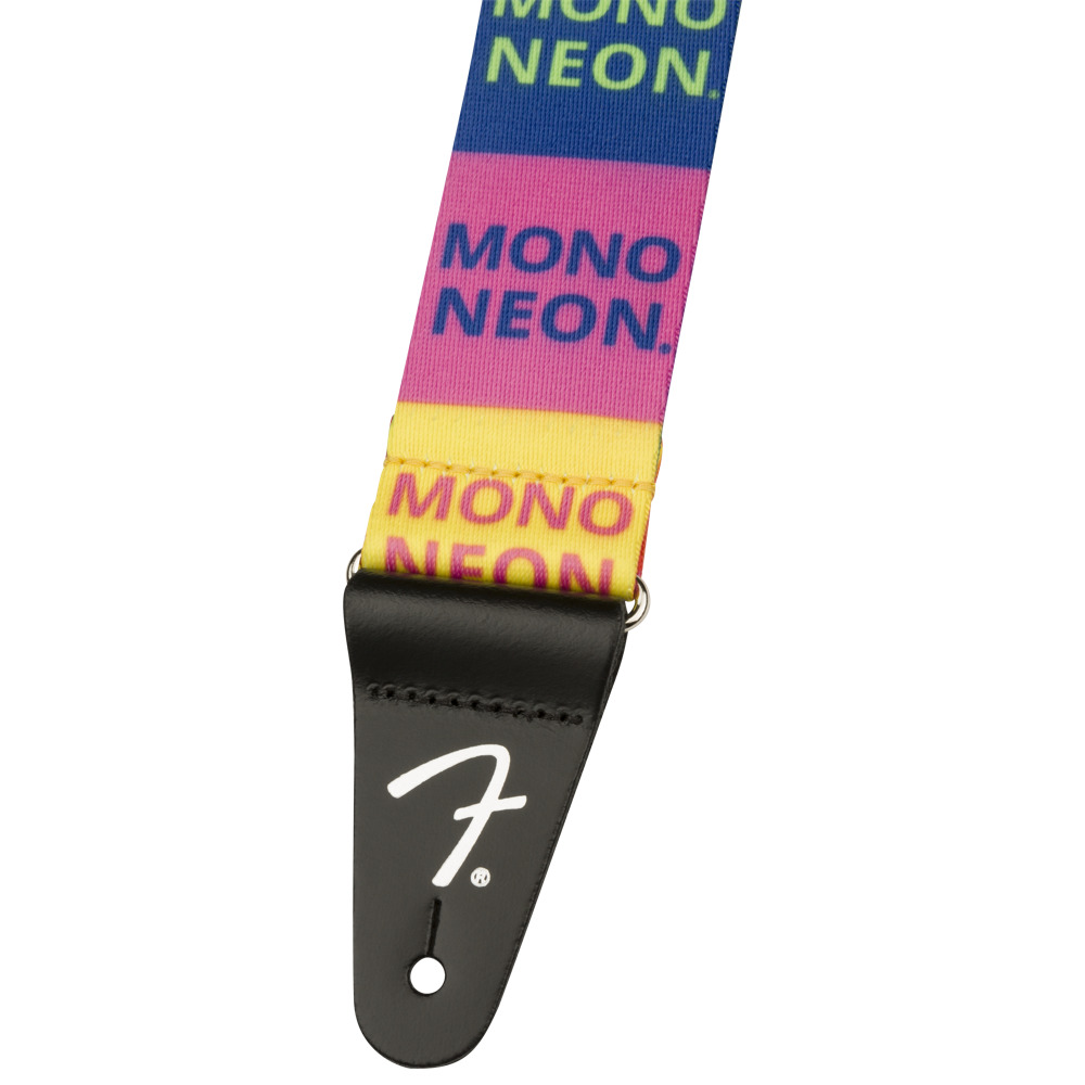 Fender MonoNeon Logo Strap Multi-Color 2' ギターストラップ ギターストラップ 画像
