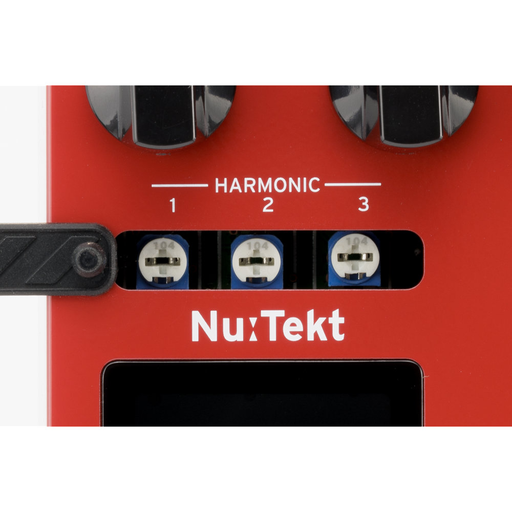Nu:Tekt HD-S HARMONIC DISTORTION ハーモニックディストーション ギターエフェクター nutube 【要組み立て＆ハンダ付け無し】 トリム部画像