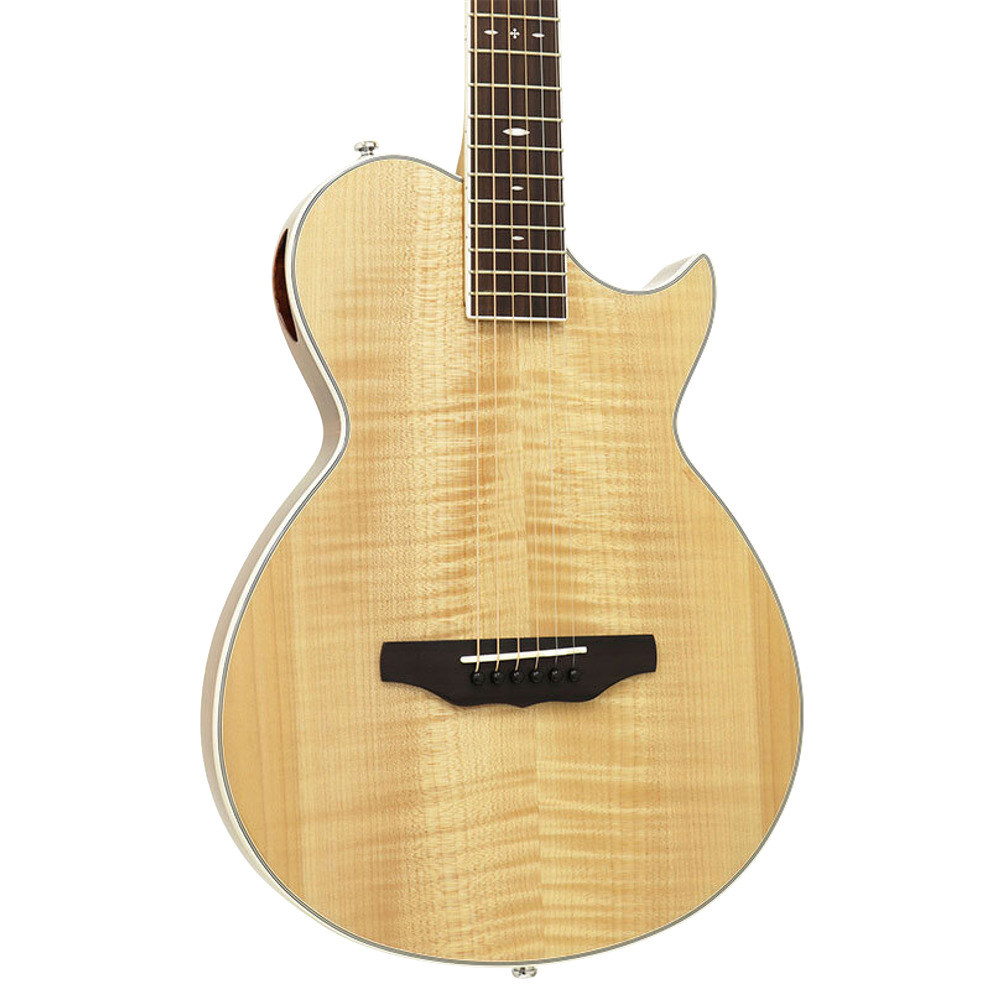 ARIA APE-100 N Natural エレクトリックアコースティックギター Natural エレクトリックアコースティックギター ボディアップ 画像