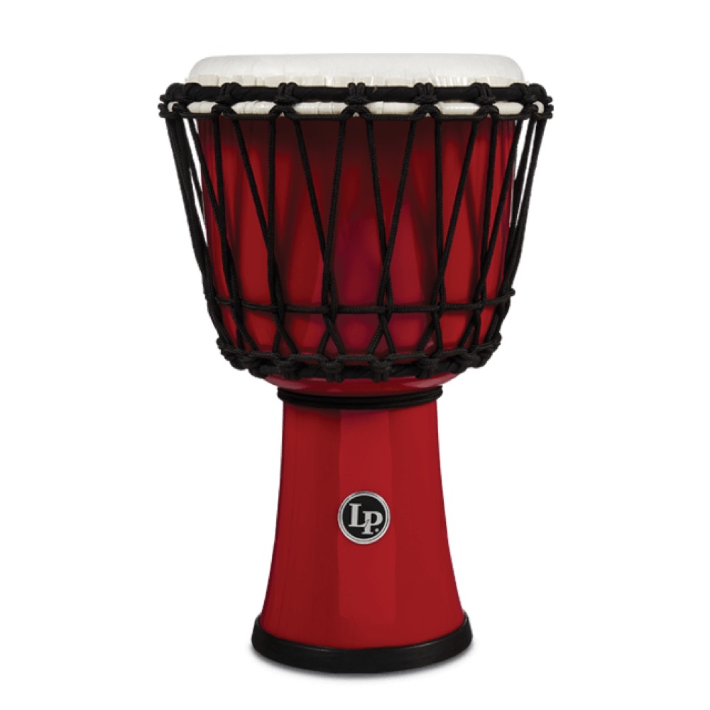 LP LP1607RD  7-INCH ROPE TUNED CIRCLE DJEMBE WITH PERFECT-PITCH HEAD Red ジャンベ