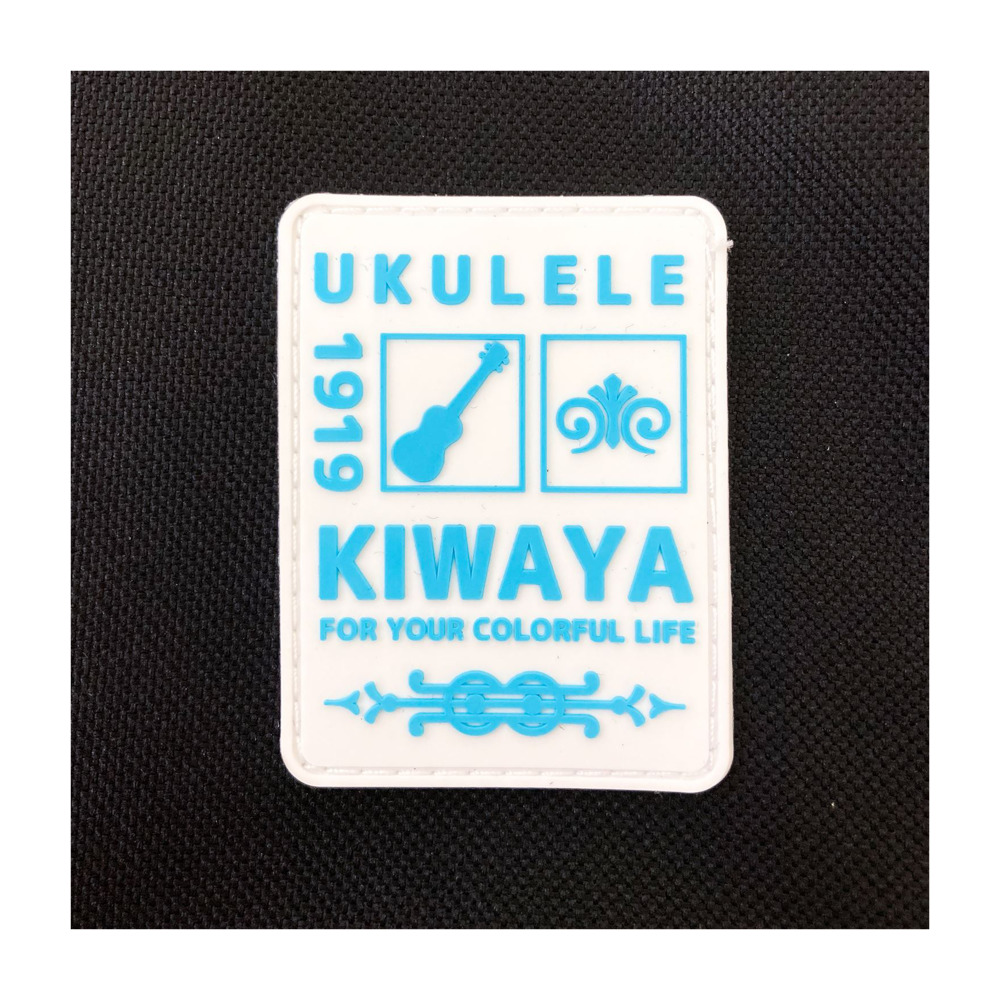 KIWAYA KLC-D-Ten/BK 2本収納 ダブルウクレレライトケース テナーサイズ対応 ブラック ウクレレライトケース テナー用ウクレレケース ロゴ イラスト 画像