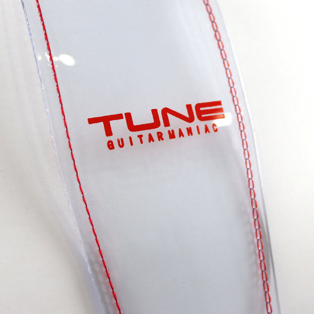 TUNE チューン TS-3800S RED ギター・ベースストラップ ロゴ部画像