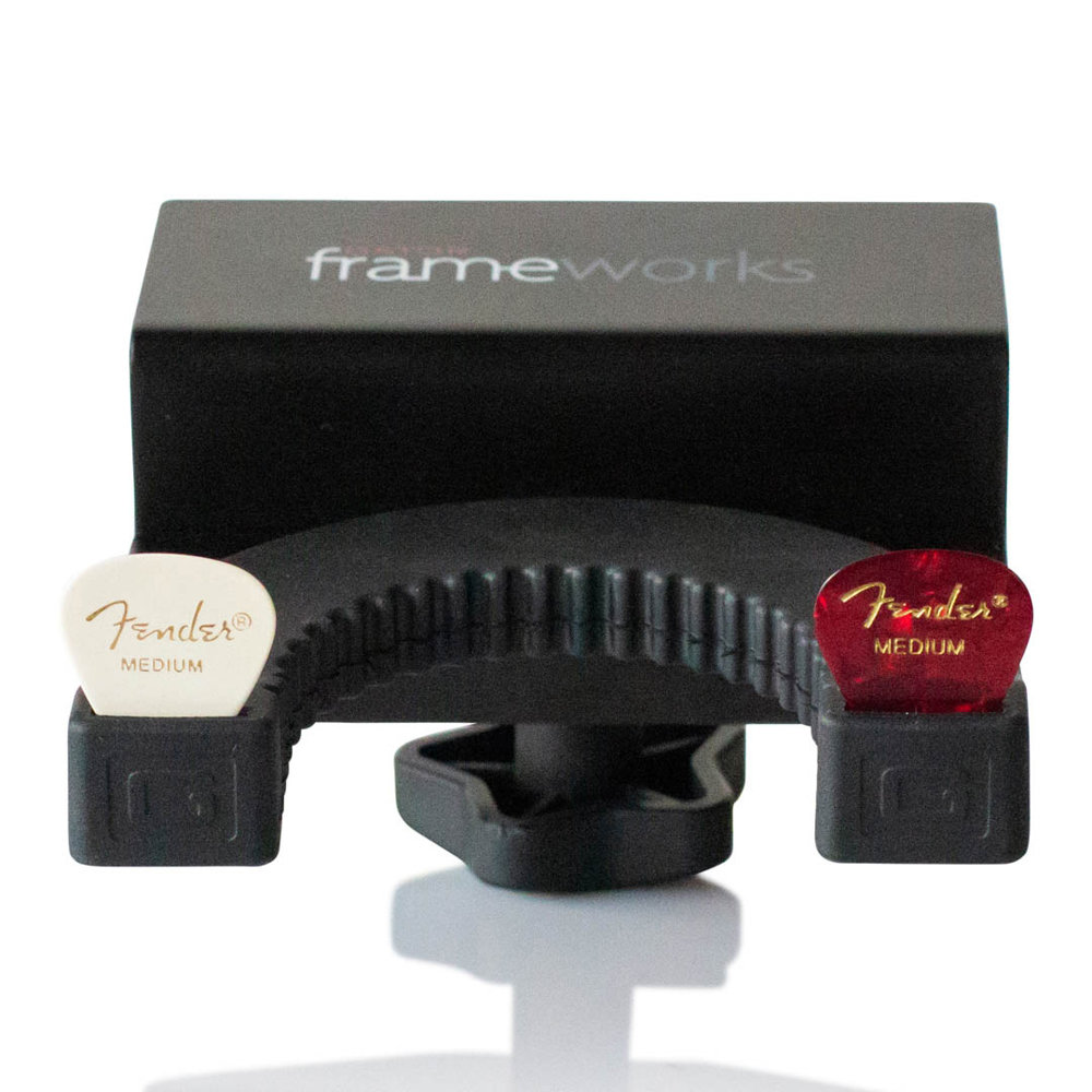 Gator Frameworks ゲイターフレームワークス GFW-GTRDSKCLAMP-1000 デスク取り付け型ギターレスト ハンガーの先端にピック取り付け