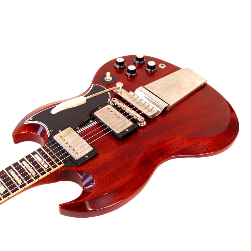 Gibson Custom Shop ギブソン カスタムショップ Murphy Lab 1964 SG Standard With Maestro Vibrola Cherry Red Ultra Light Aged エレキギター ボディ全体像