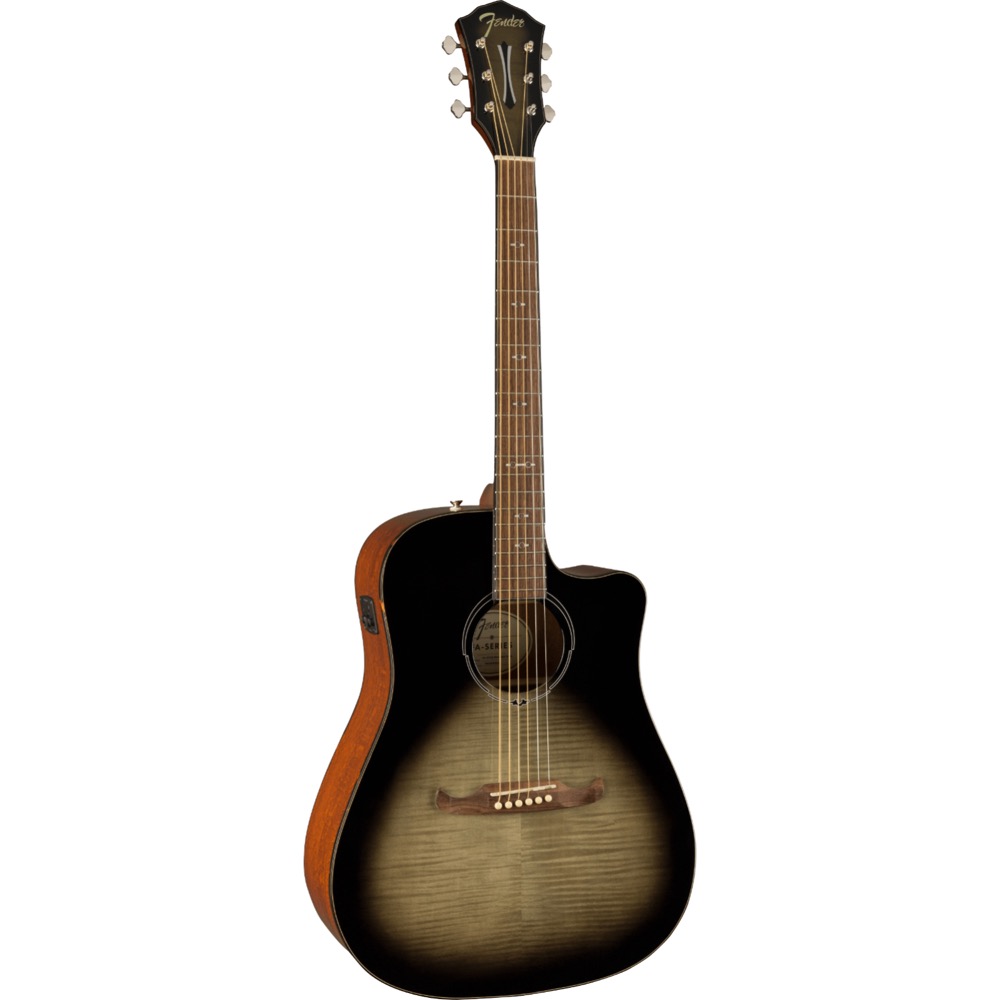 Fender フェンダー FA-325CE DREAD MCHBRST FSR LR エレクトリックアコースティックギター 斜めアングル画像