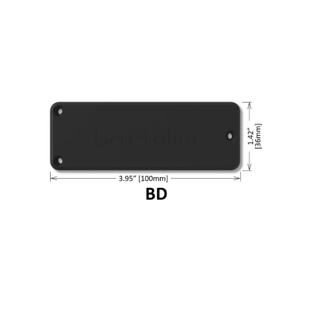 Bartolini バルトリーニ BD4C-T 4-String Original BD Soapbar Bridge Position ベース用ピックアップ サイズ表