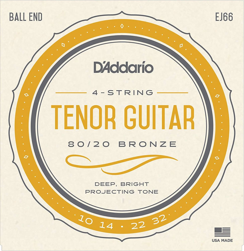 D’Addario ダダリオ EJ66 TENOR GUITAR STRINGS テナーギター（4本弦）用 アコースティックギター弦セット弦