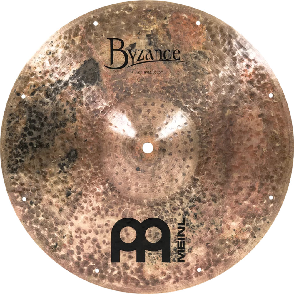 MEINL マイネル B14FH 14” Byzance Brilliant Thomas Lang’s signature cymbal Fast Hihats ハイハット トップ＆ボトム ボトムフロント