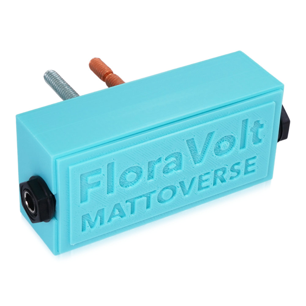 Mattoverse Electronics マットバースエレクトロニクス FloraVolt Mini Teal オーディオサチュレーター ギターエフェクター スラント
