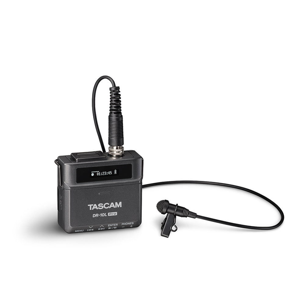TASCAM タスカム DR-10L Pro 32ビットフロート録音対応ピンマイク フィールドレコーダー 全体イメージ