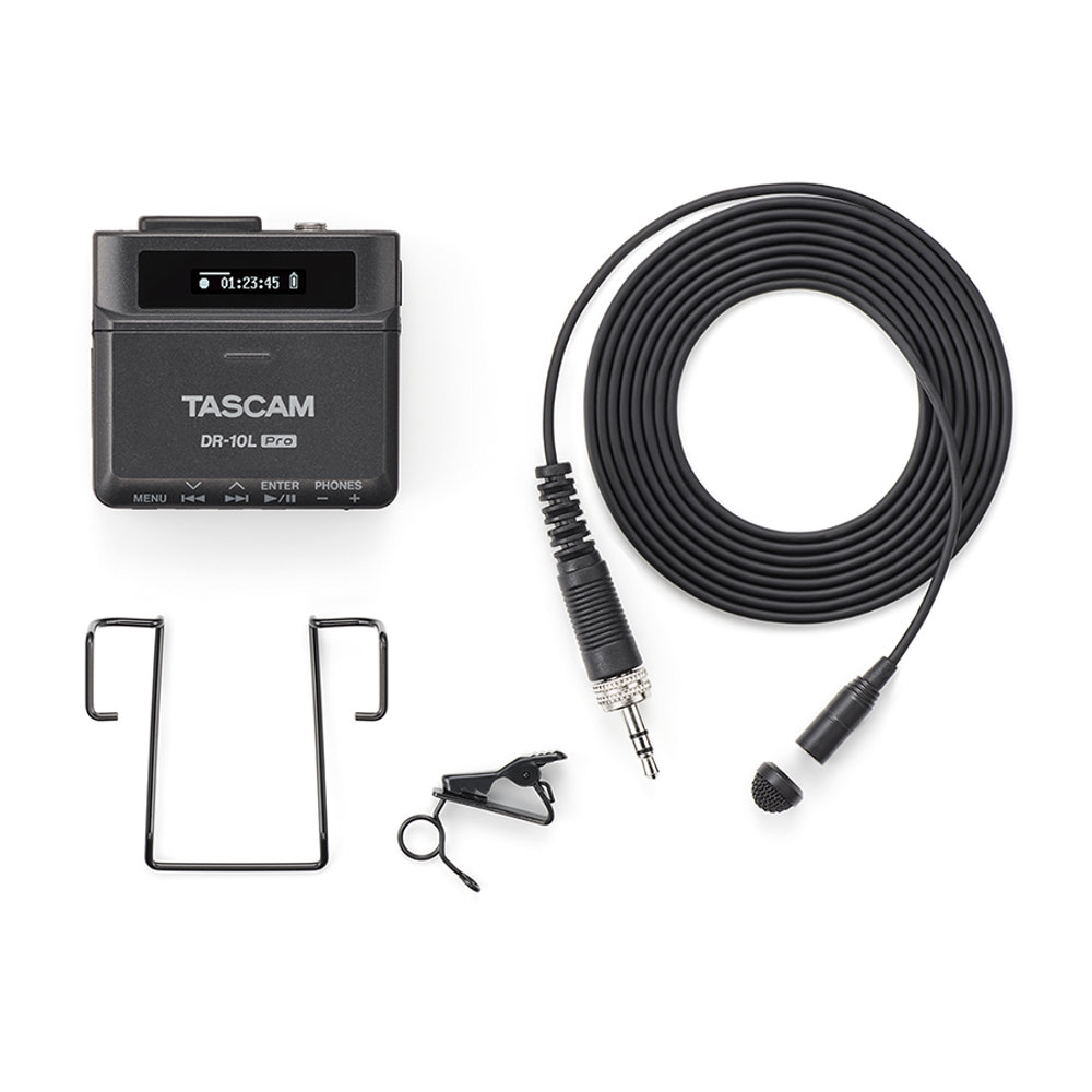 TASCAM タスカム DR-10L Pro 32ビットフロート録音対応ピンマイク フィールドレコーダー 付属品一式