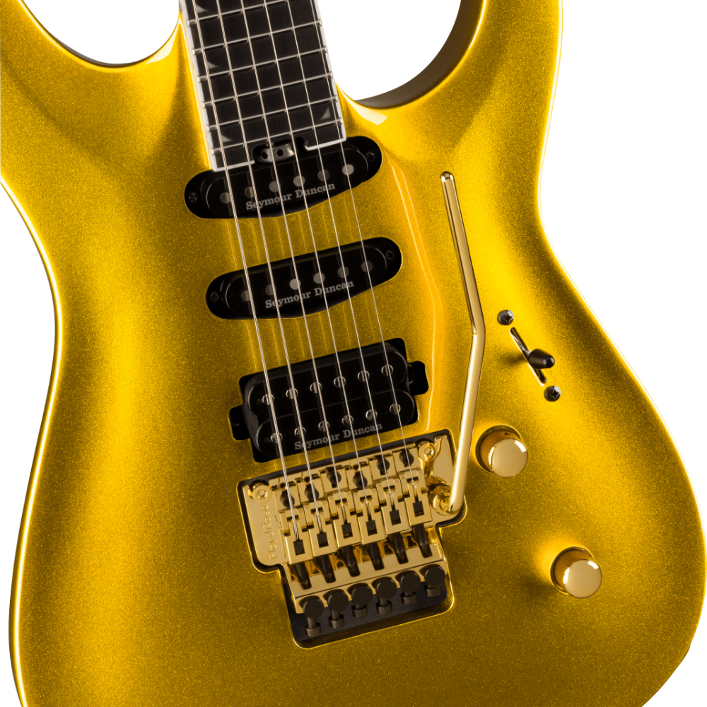 Jackson ジャクソン Pro Plus Series Soloist SLA3 Gold Bullion エレキギター ボディ画像