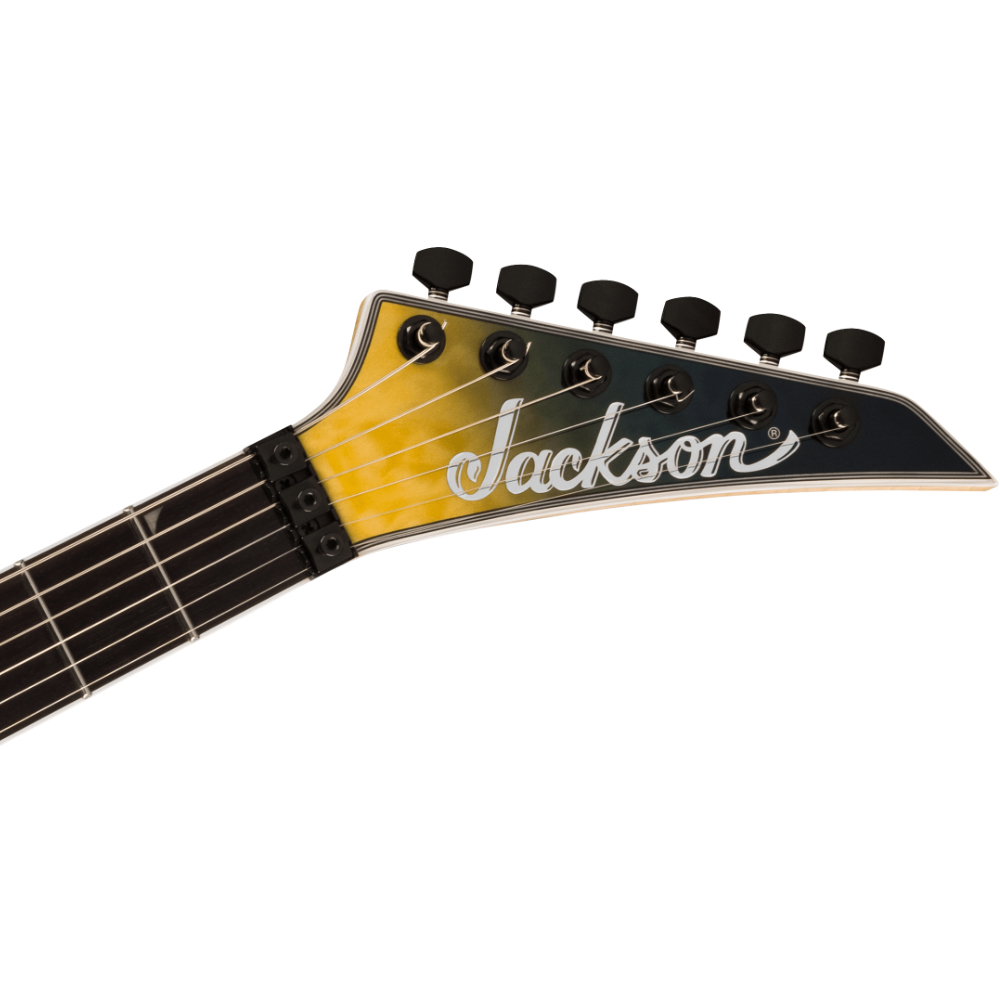 Jackson ジャクソン Pro Plus Series Soloist SLA3Q Amber Blue Burst エレキギター ヘッド画像