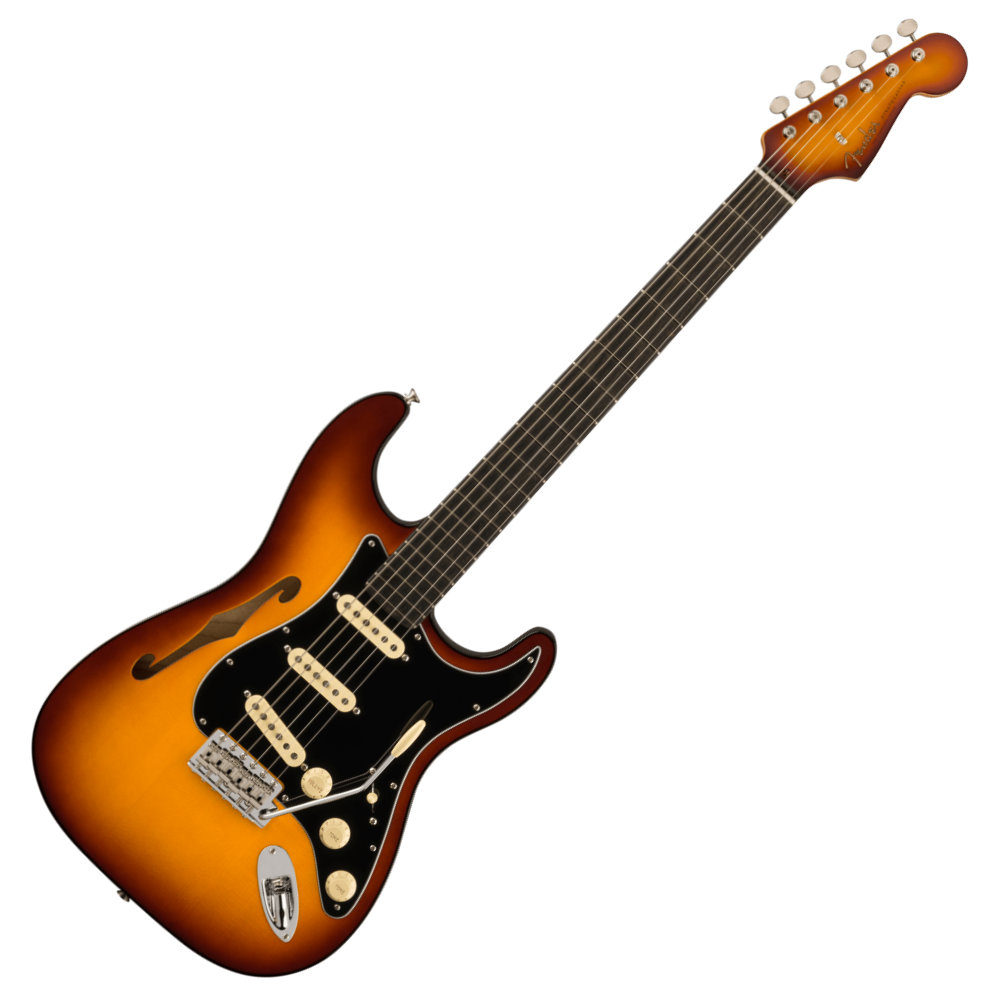 Fender フェンダー Limited Edition Suona Stratocaster Thinline Ebony Fingerboard Violin Burst ストラトキャスター シンライン エレキギター
