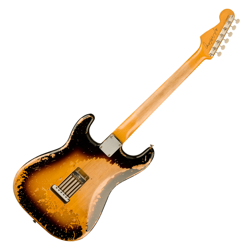 Fender フェンダー Mike McCready Stratocaster Rosewood Fingerboard 3-Color Sunburst ストラトキャスター エレキギター ストラトキャスター ギター 裏面 画像