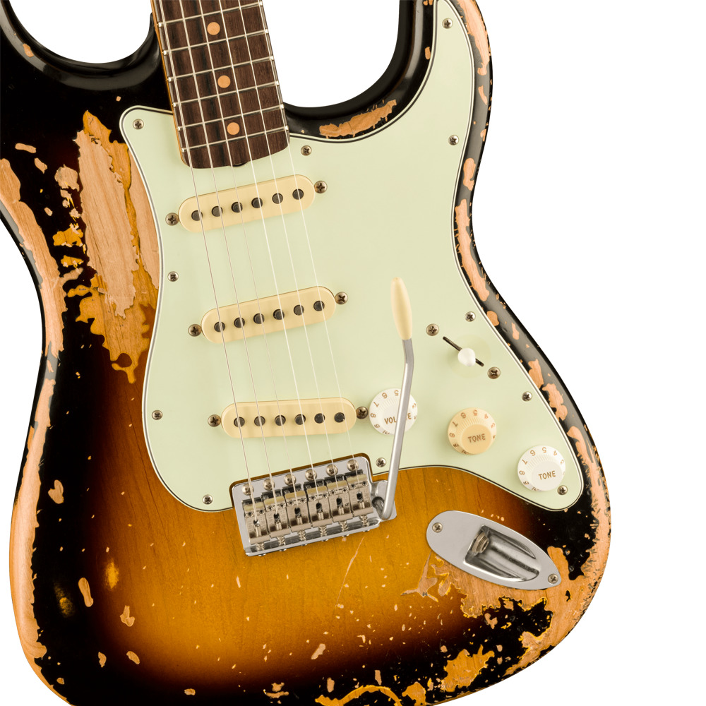 Fender フェンダー Mike McCready Stratocaster Rosewood Fingerboard 3-Color Sunburst ストラトキャスター エレキギター ストラトキャスター ギター ボディアップ 画像