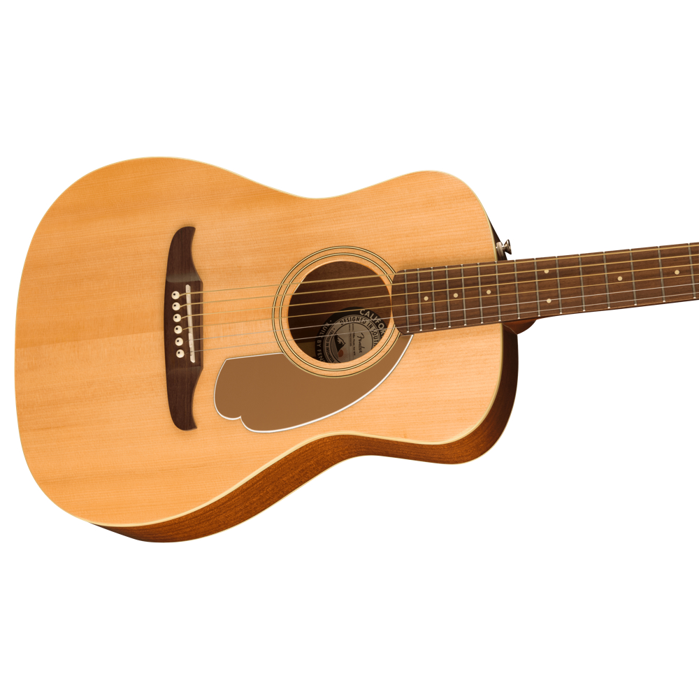 Fender フェンダー MALIBU PLAYER NAT WN Natural エレアコ アコースティックギター ボディ画像