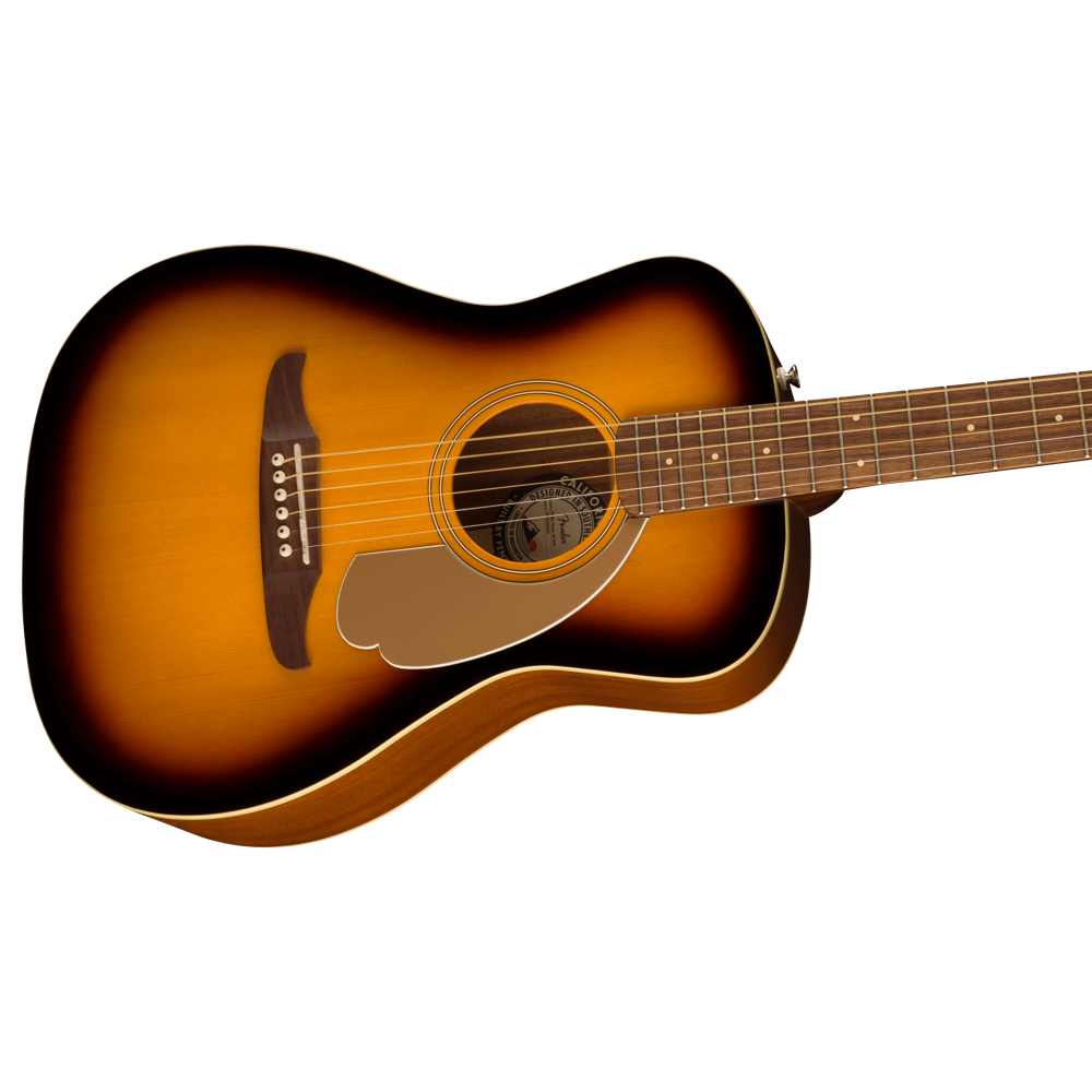Fender フェンダー MALIBU PLAYER SUNBURST WN Sunburst エレアコ アコースティックギター ボディ画像