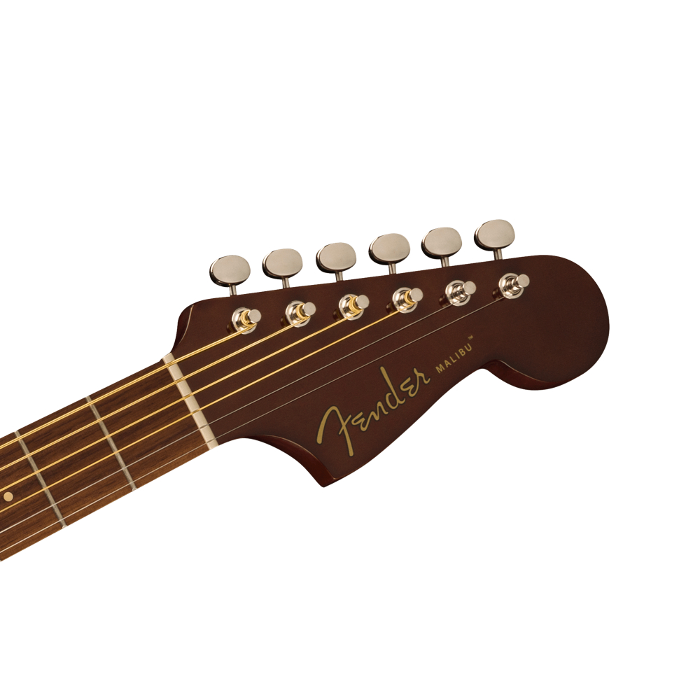 Fender フェンダー MALIBU PLAYER SUNBURST WN Sunburst エレアコ アコースティックギター ヘッド画像