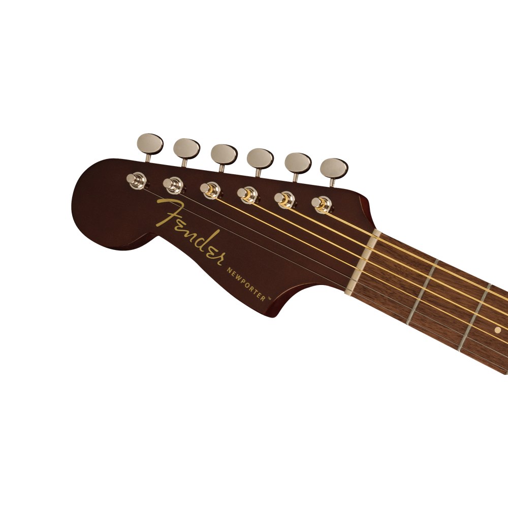 Fender フェンダー NEWPORTER PLAYER LH NAT WN Natural エレアコ アコースティックギター ヘッド画像