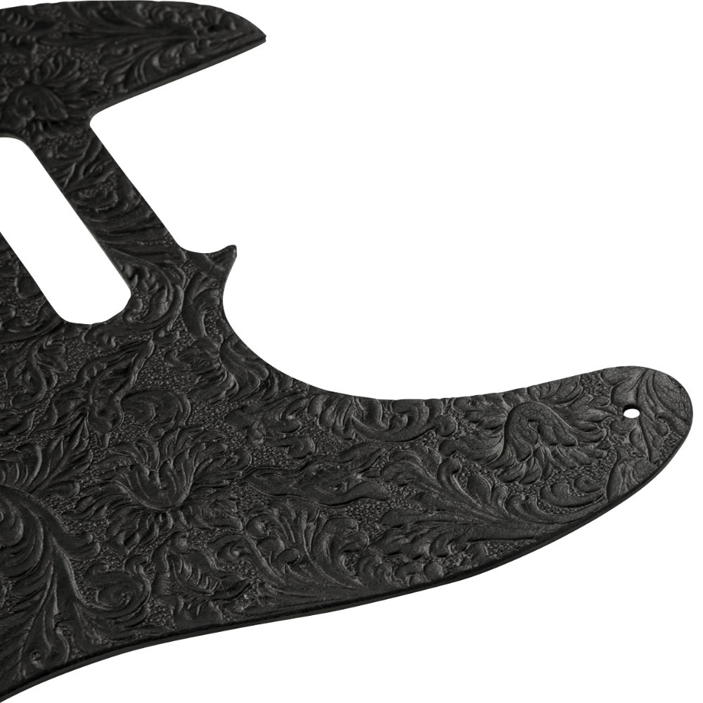 Fender フェンダー Waylon Jennings Telecaster Pickguard Black ピックガード ブラック カッタウェイ部分