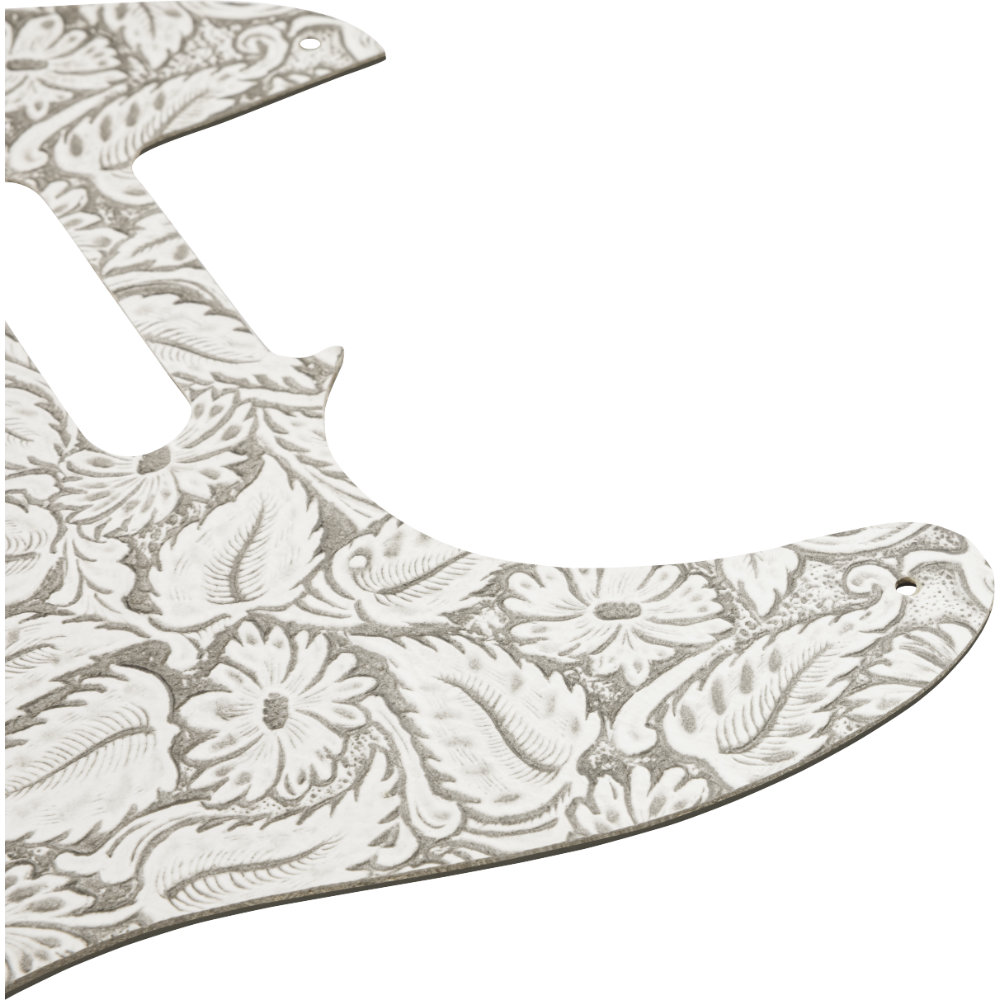 Fender フェンダー Waylon Jennings Telecaster Pickguard White ピックガード ホワイト カッタウェイ部分