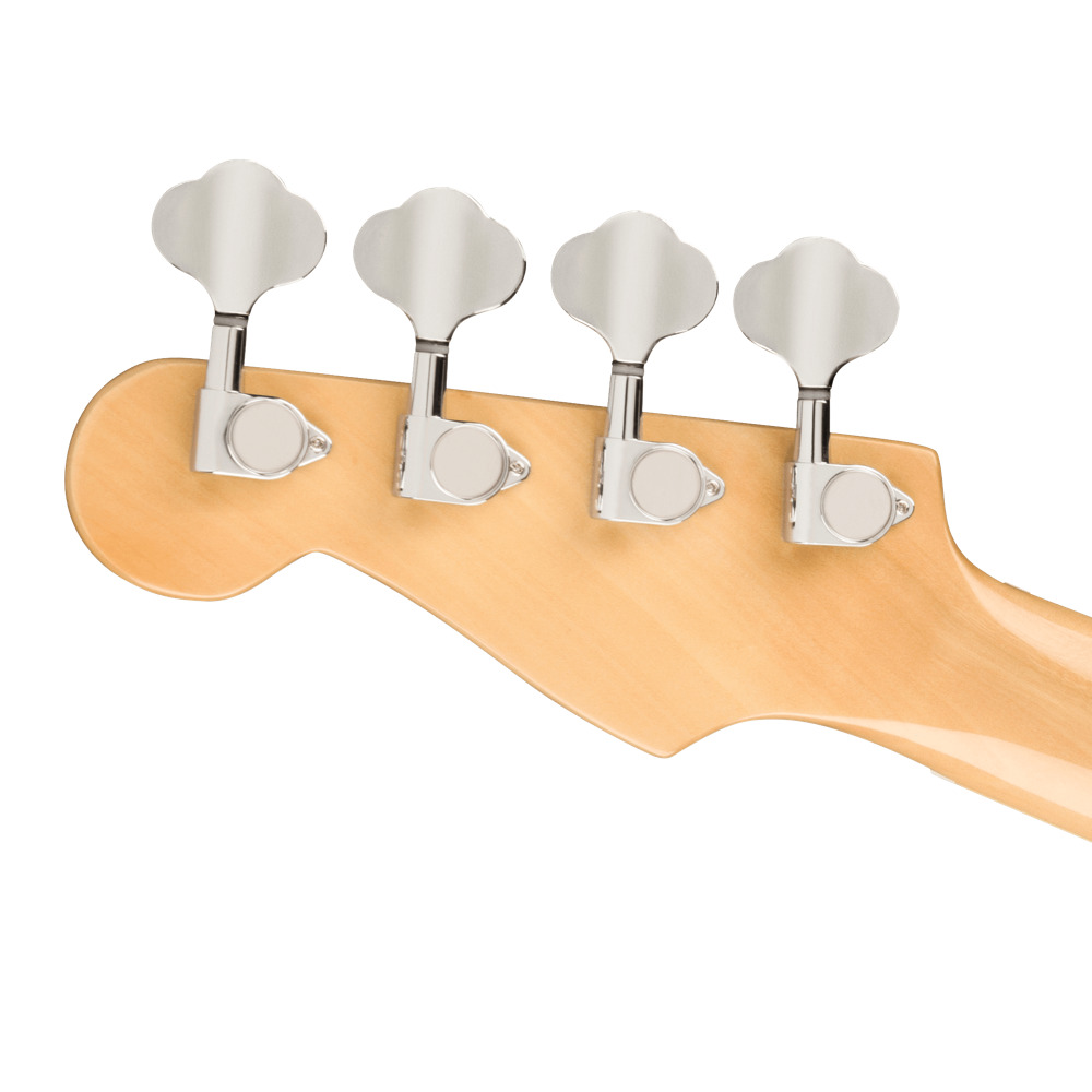 Fender フェンダー Fullerton Precision Bass Uke Walnut Fingerboard べっ甲柄 Pickguard 3-Color Sunburst エレクトリックベースウクレレ エレクトリックベースウクレレ ネックトップ 裏 画像