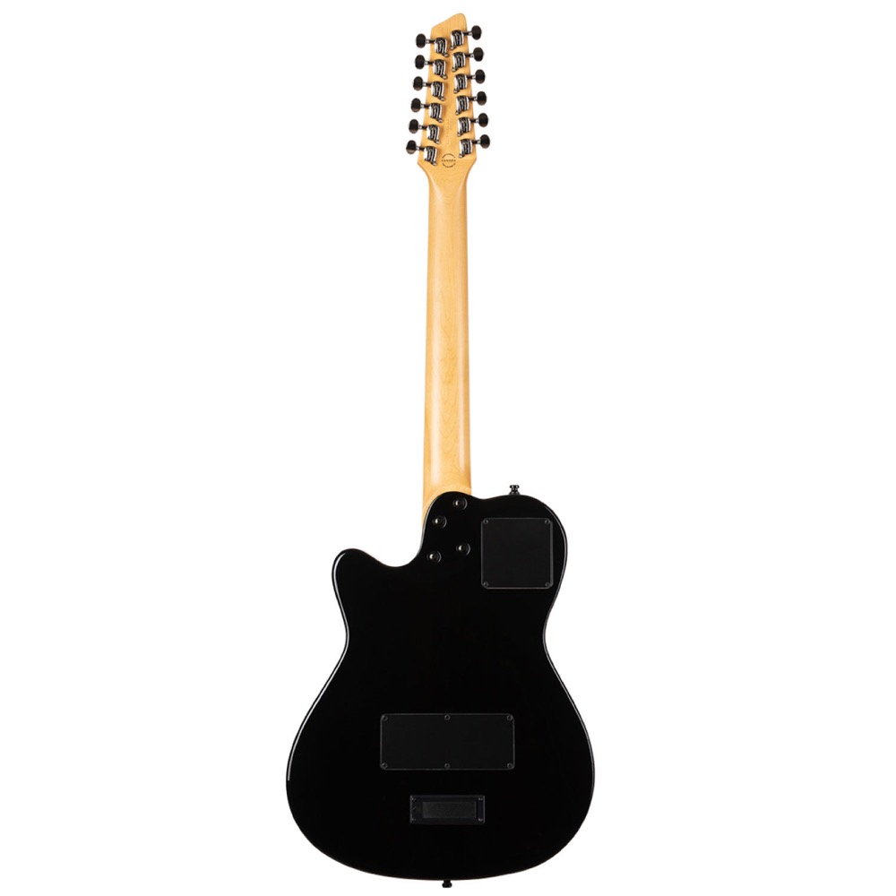 Godin ゴダン A12 Black HG 12弦 エレクトリックアコースティックギター バック画像