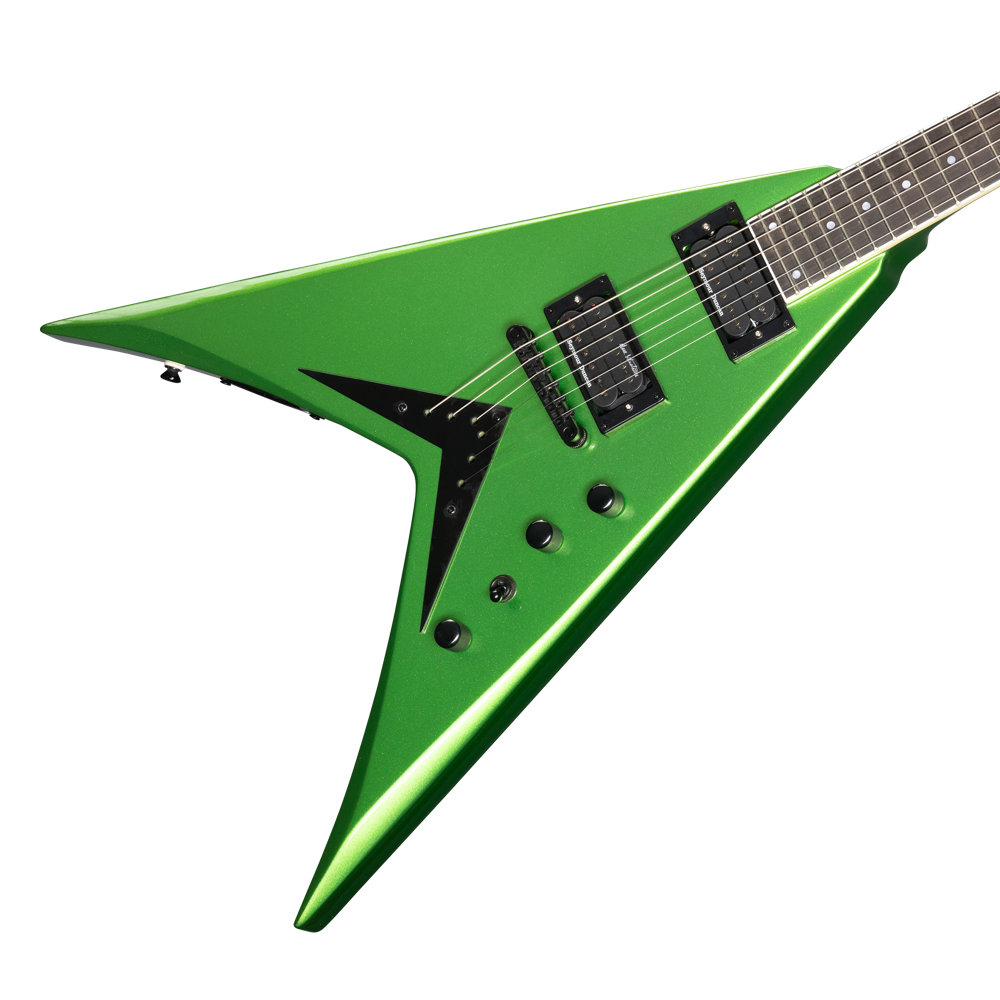 KRAMER クレイマー Dave Mustaine Vanguard Rust In Peace Alien Tech Green エレキギター ボディ画像