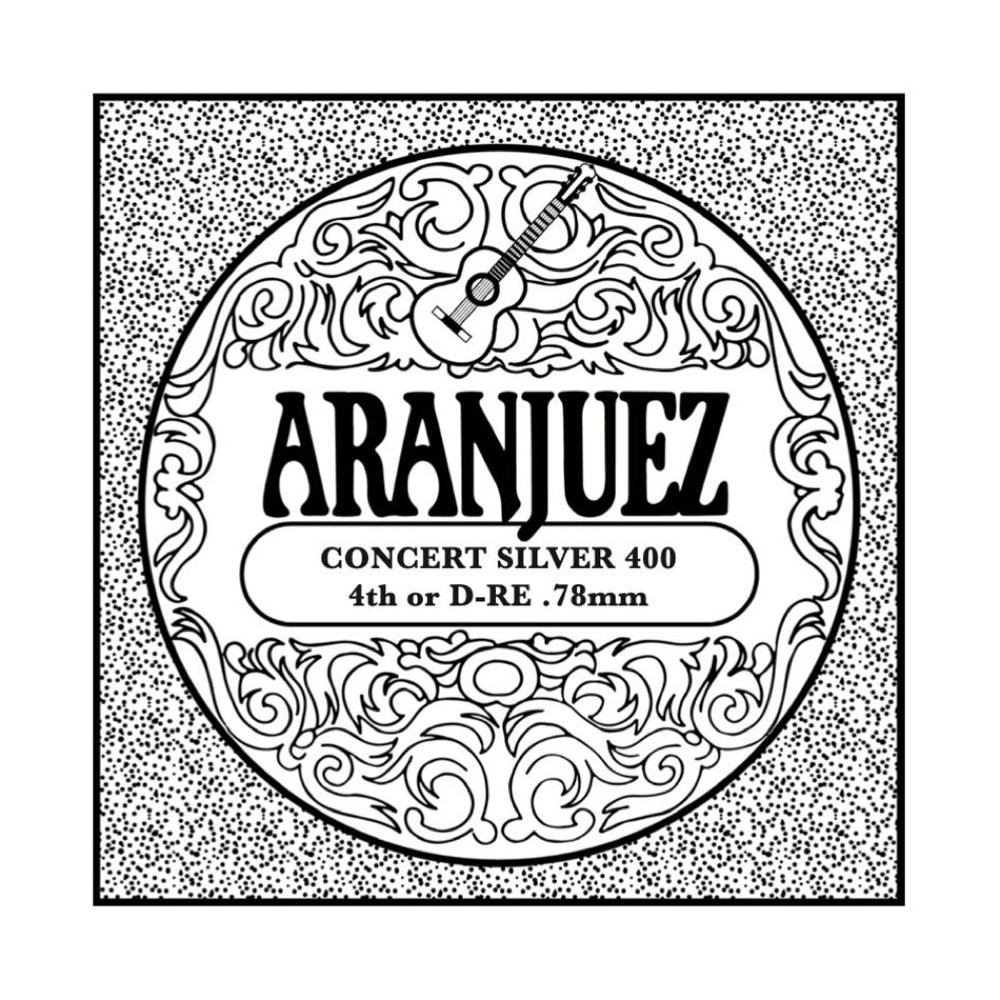 ARANJUEZ アランフェス Concert Silver 404 4弦用 バラ弦 0.78mm クラシックギター弦