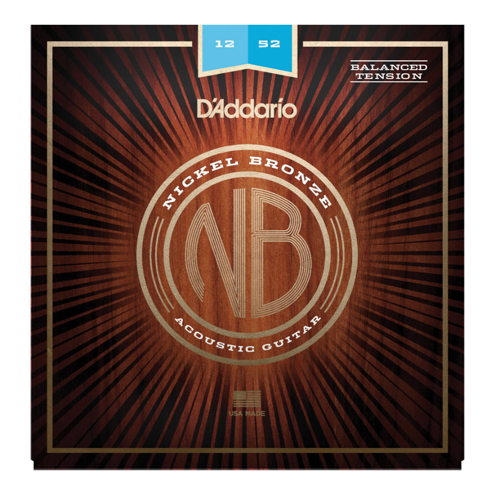 D’Addario ダダリオ NB1252BT Nickel Bronze Set Balanced Tension Light アコースティックギター弦