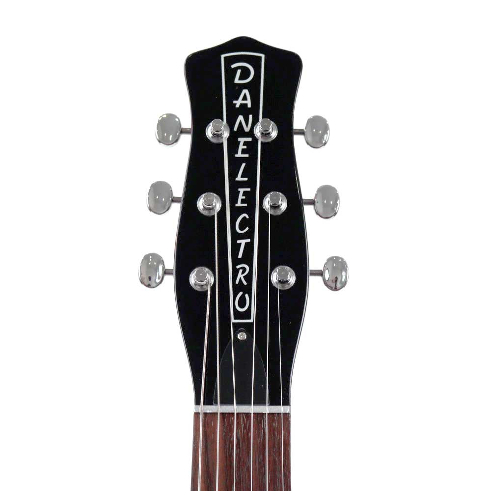Danelectro 56 SINGLE CUTAWAY Black ボトルヘッド仕様 別注モデル エレキギター ヘッド